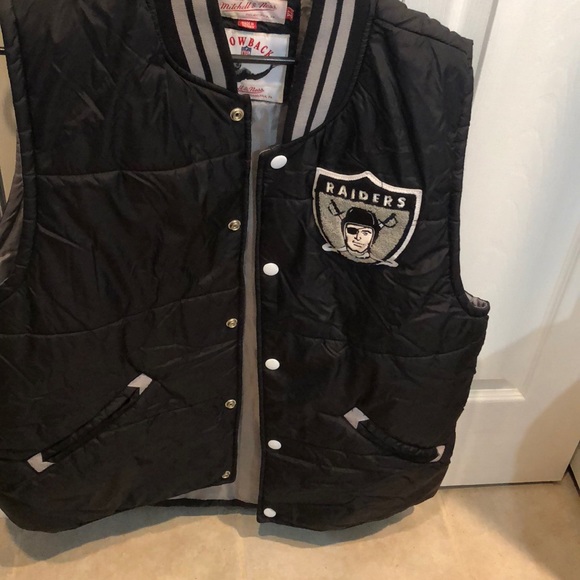 Mitchell Ness Oakland Raiders Vest 